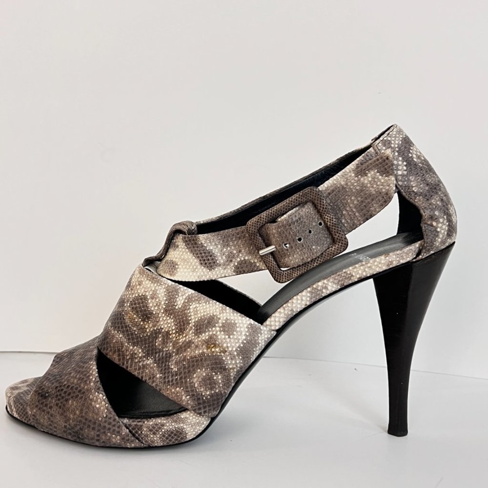 Pierre Hardy Snakeskin pattern sandals